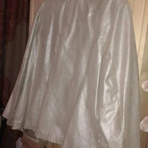 Dialogue leather jacket 2x twinkly silver gold